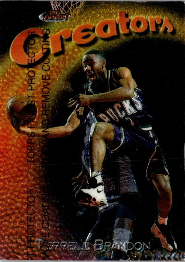 1998 Finest No Protector Terrell Brandon #62