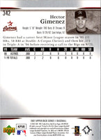 2007 Upper Deck Hector Gimenez #342