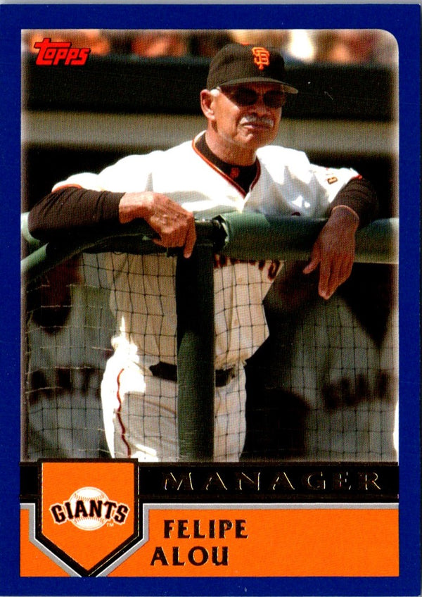 2003 Topps Traded & Rookies Felipe Alou #T117