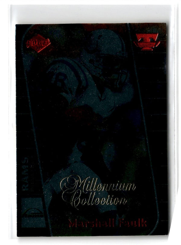 1999 Collector's Edge Triumph Millennium Collection Marshall Faulk #T6