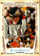 2011 Topps Allen & Ginter Baseball Highlight Sketches Aroldis Chapman