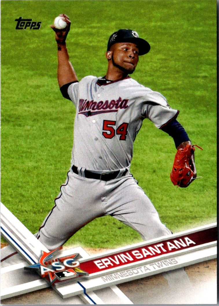 2017 Topps Update Ervin Santana