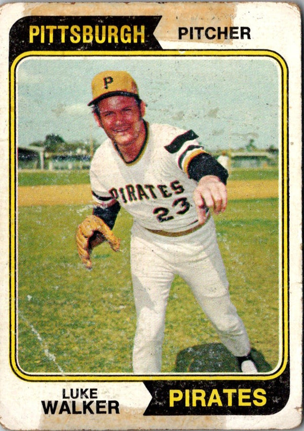 1974 Topps Luke Walker #612