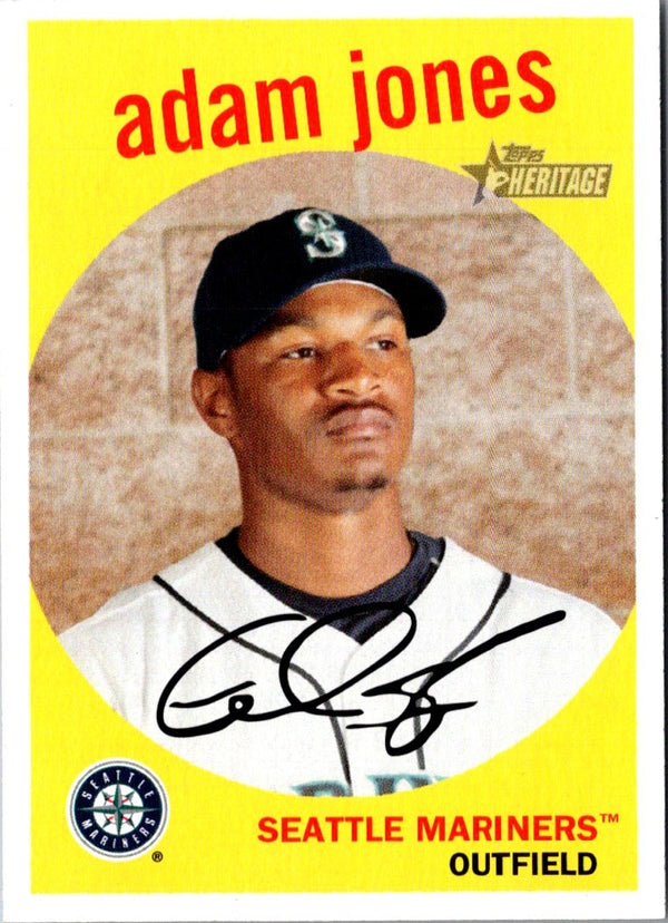 2008 Topps Heritage Adam Jones #104