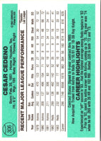 1984 Donruss Cesar Cedeno #306