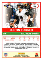 2019 Score Justin Tucker #89
