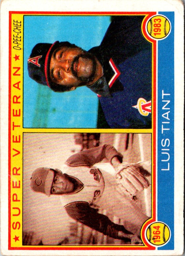 1983 O-Pee-Chee Luis Tiant #179