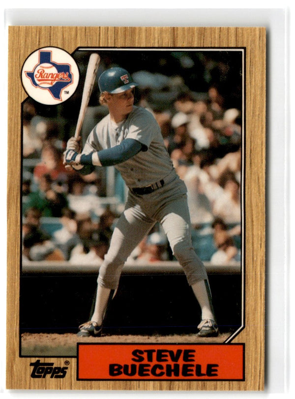 1987 Topps Tiffany Steve Buechele #176