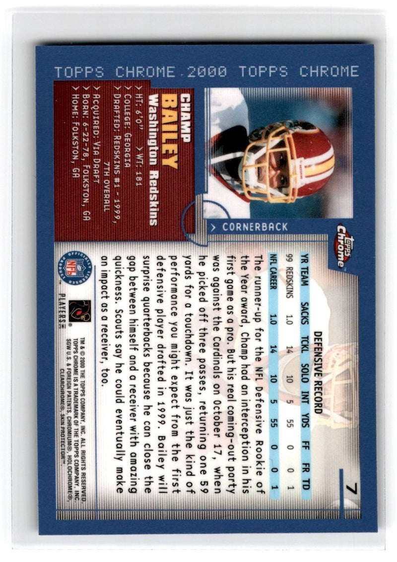 2000 Topps Chrome Champ Bailey