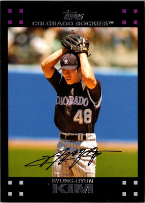 2007 Topps Byung-Hyun Kim #547