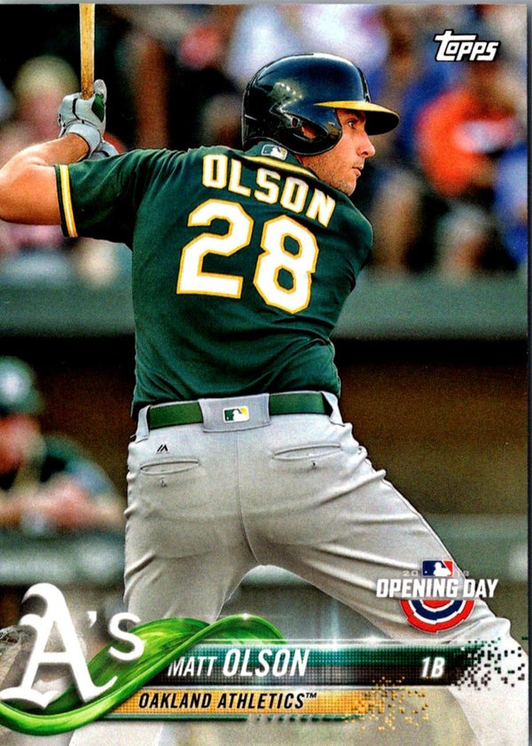 2018 Topps Opening Day Matt Olson #179