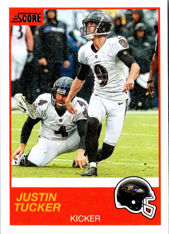 2019 Score Justin Tucker #89