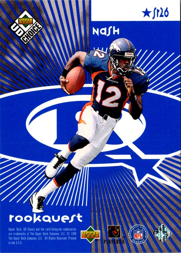 1998 UD Choice StarQuest Keyshawn Johnson/Marcus Nash