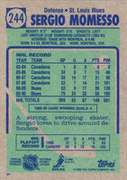 1990 Topps Sergio Momesso #244 Rookie