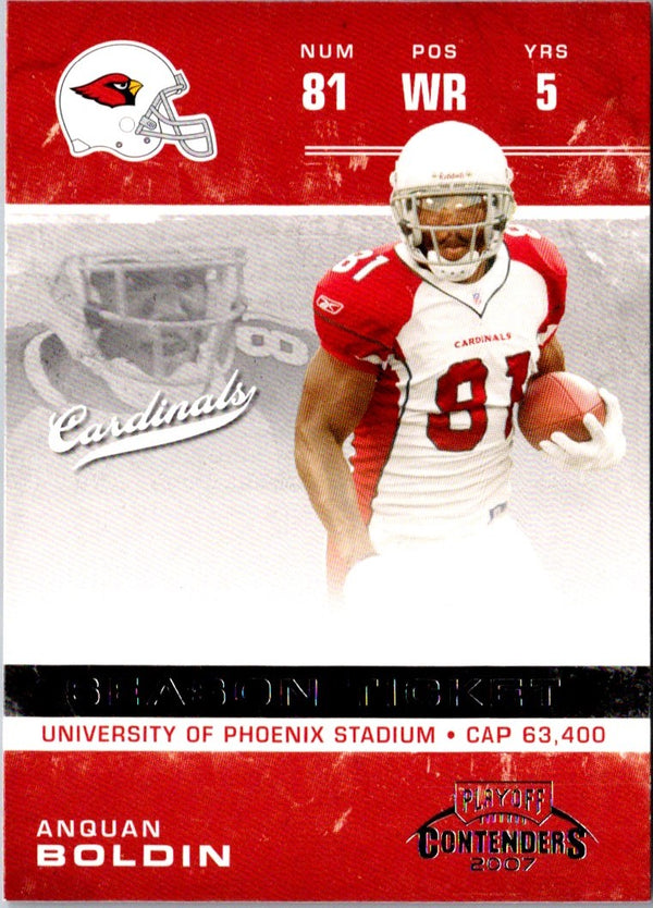 2007 Playoff Contenders Anquan Boldin #3