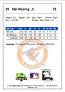 1991 Classic Best Frederick Keys Mel Wearing Jr.