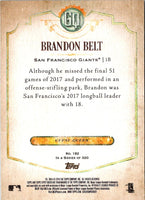 2018 Topps Gypsy Queen Brandon Belt #182