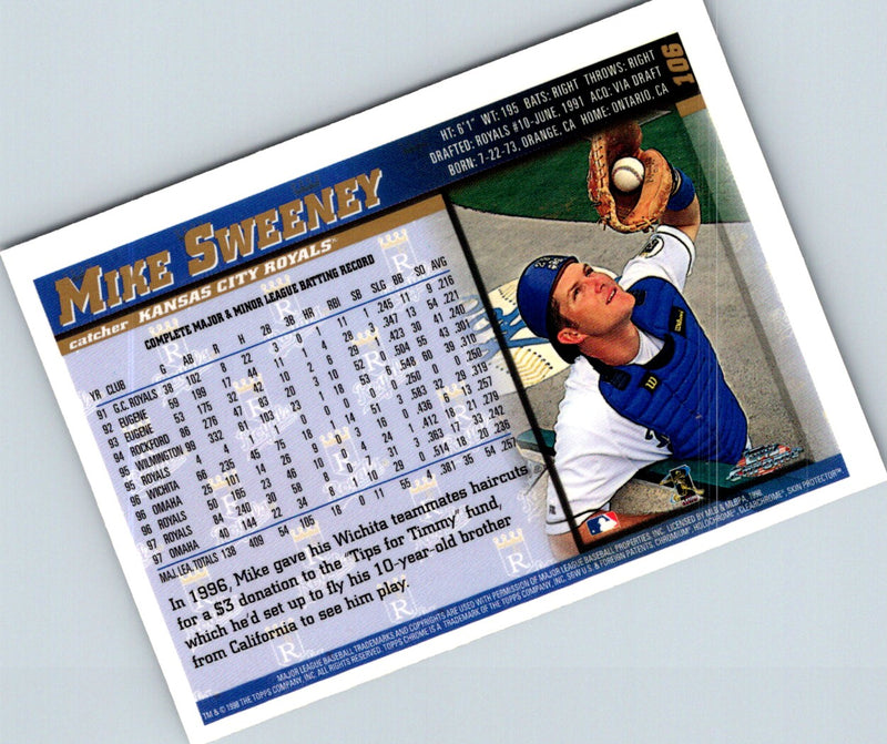 1998 Topps Chrome Mike Sweeney