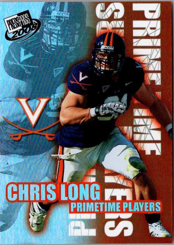 2008 Press Pass Primetime Players Chris Long #PP-2