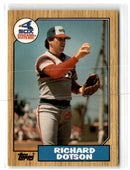 1987 Topps Tiffany Richard Dotson