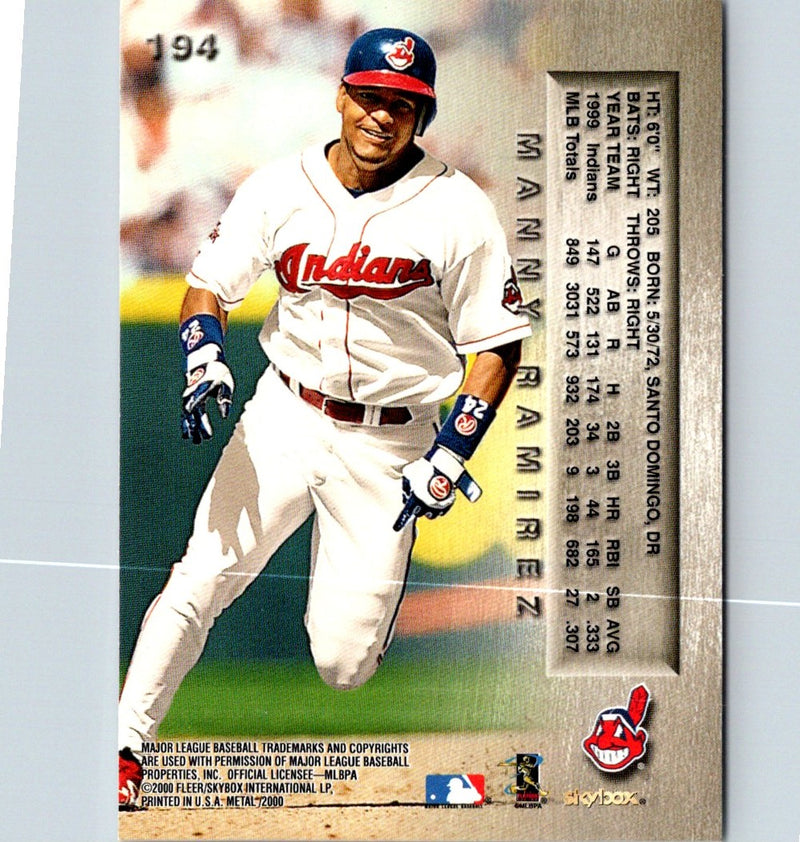 2000 Pacific Manny Ramirez