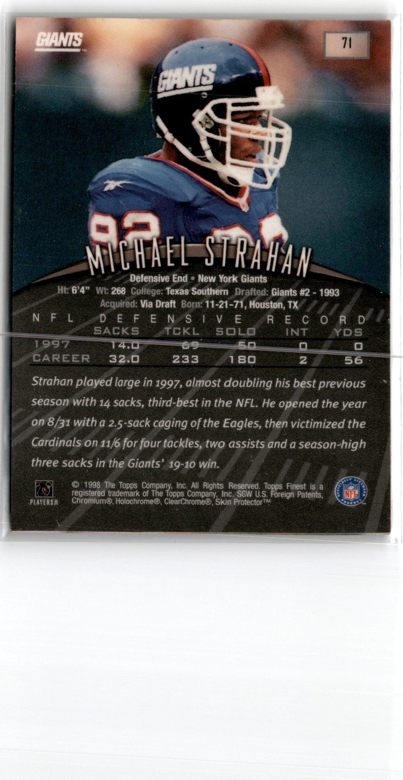 1998 Finest Michael Strahan
