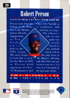 1996 Collector's Choice Robert Person #39