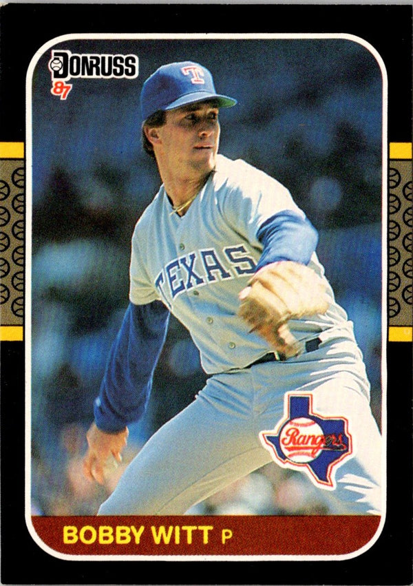 1987 Donruss Bobby Witt #99 Rookie