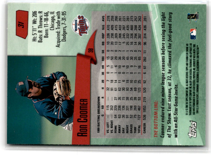 2001 Fleer Focus Ron Coomer