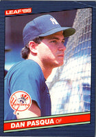 1986 Leaf Dan Pasqua #195
