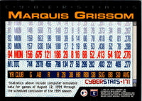 1995 Topps CyberStats (Spectralight) Marquis Grissom #171