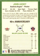 2003 Fleer Tradition Update John Lackey