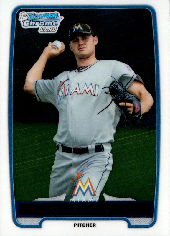 2012 Bowman Draft Picks & Prospects Chrome Justin Jackson #BDPP148
