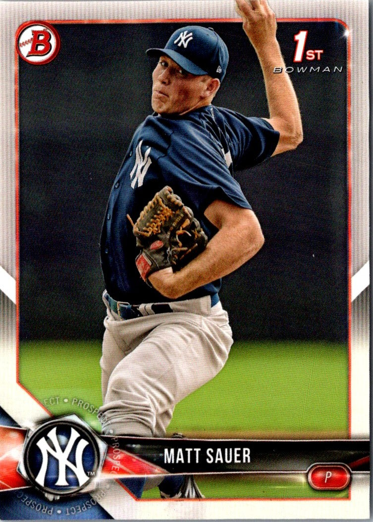 2018 Bowman Prospects Matt Sauer