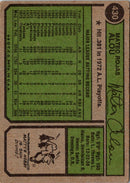 1974 Topps Matty Alou