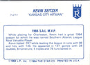 1988 Star Kevin Seitzer Kevin Seitzer