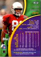 1999 Stadium Club Frank Sanders #117