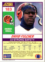 1990 Score David Fulcher #183