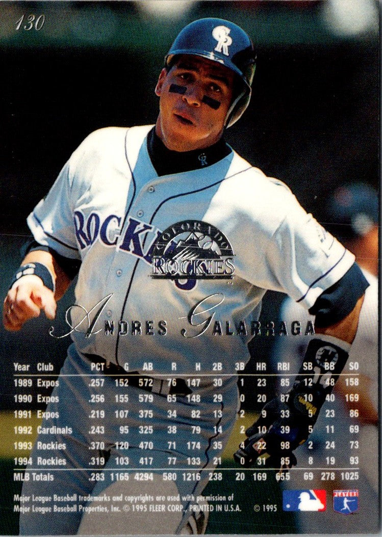 1995 Flair Andres Galarraga