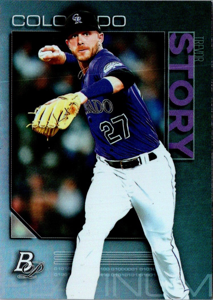 2019 Bowman Platinum Trevor Story