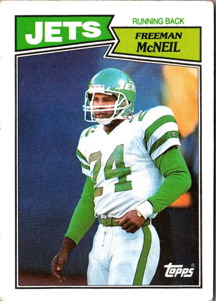 1987 Topps American/UK Freeman McNeil