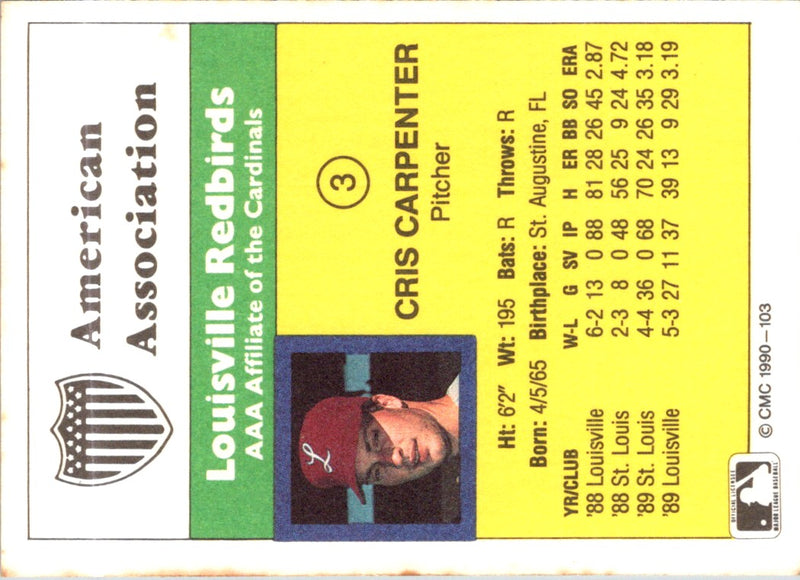 1990 CMC Cris Carpenter