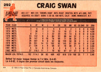1983 O-Pee-Chee Craig Swan #292