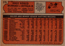 1972 Topps Andy Kosco