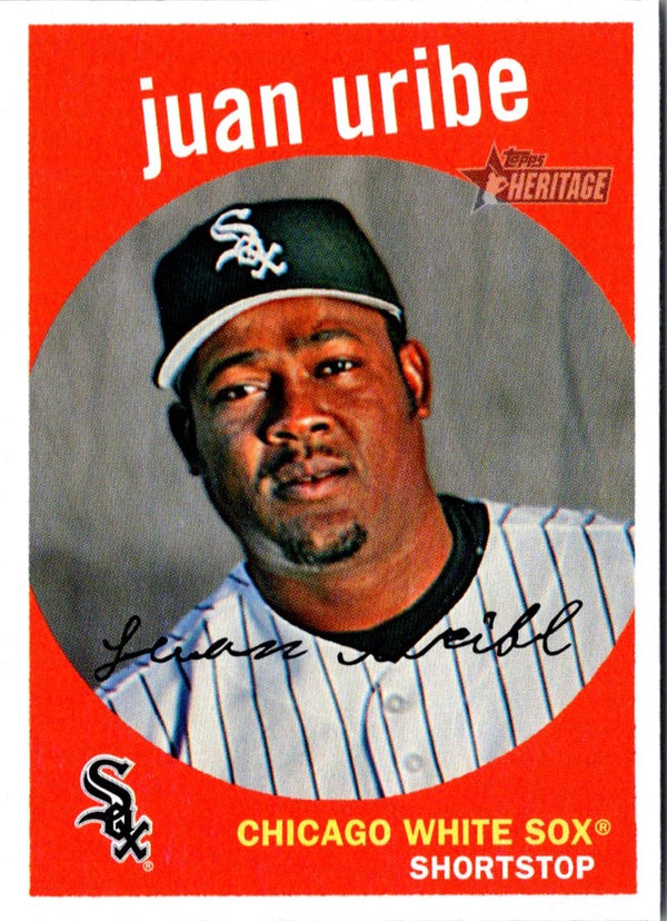 2008 Topps Heritage Juan Uribe #424