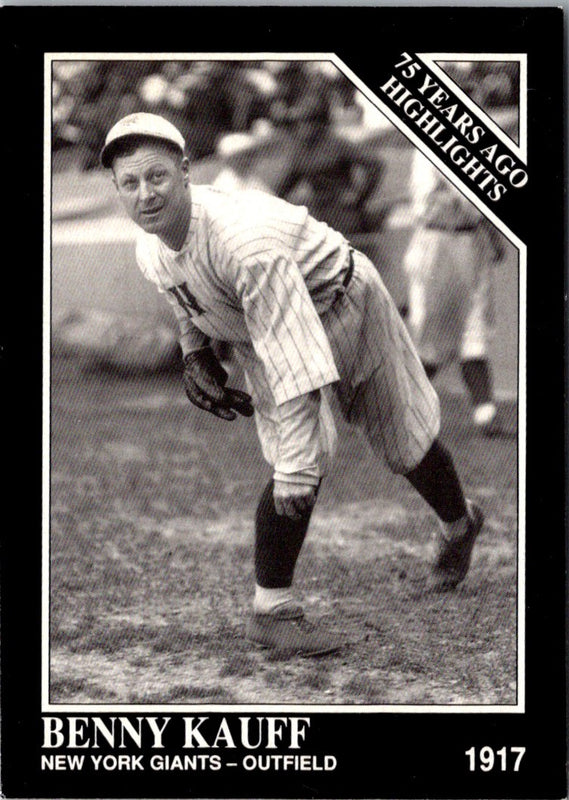 1992 Conlon Collection TSN Benny Kauff #484