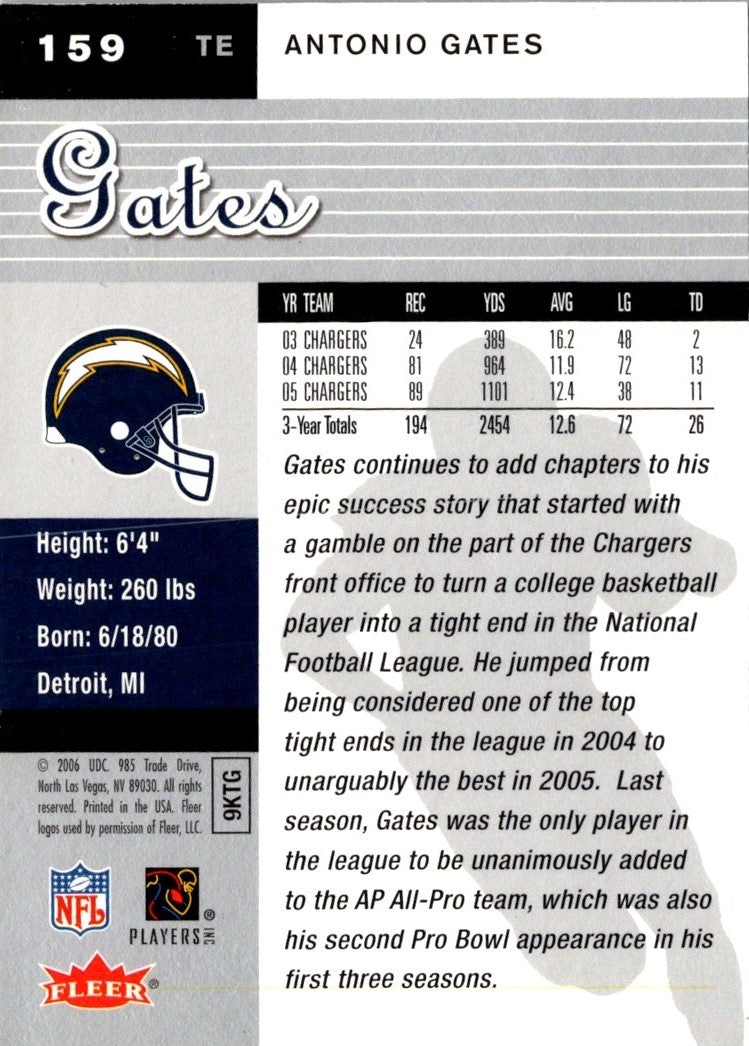 2006 Ultra Antonio Gates