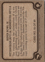 1979 Fleer Team Action Super Bowl #58