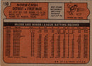 1972 Topps Norm Cash