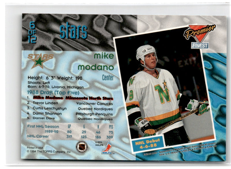 1993 Topps Premier Finest Mike Modano